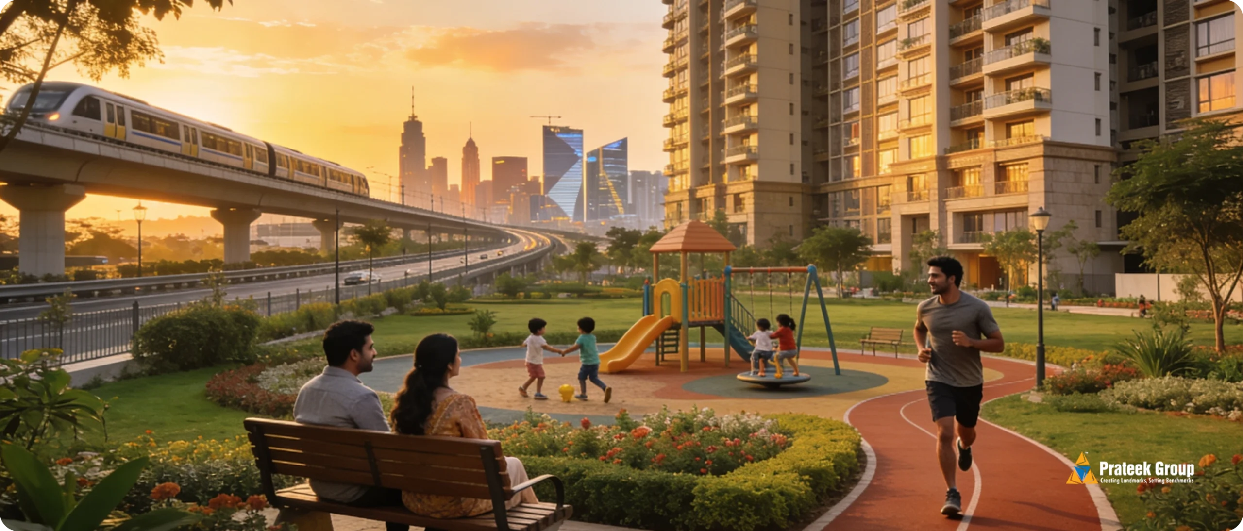 Noida’s New Residential Advantage_ Family Living Backed by Infrastructure Growth Cover