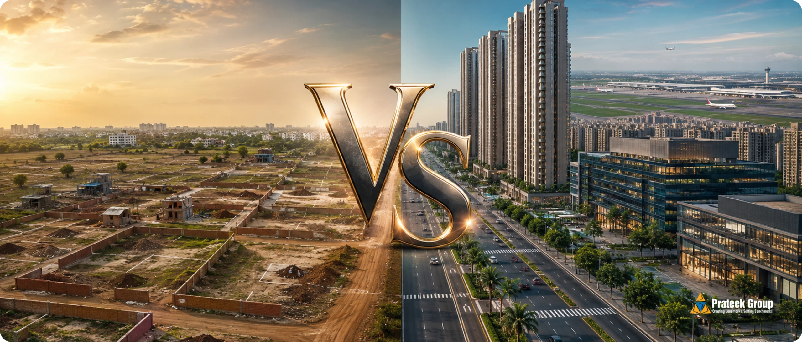 Plots Vs Apartments Near Jewar Airport