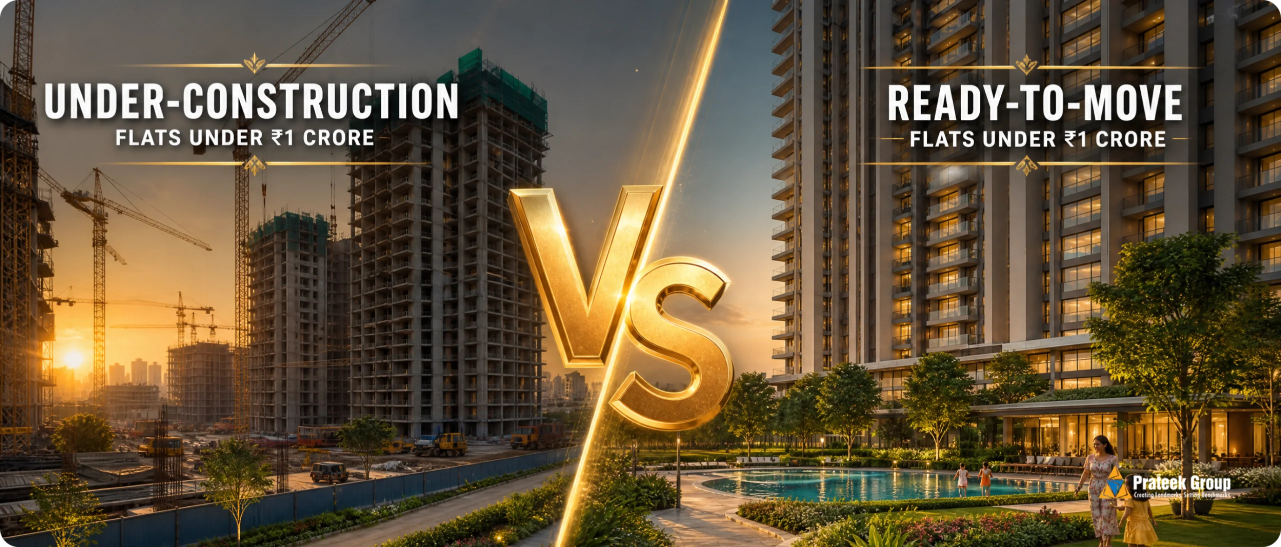 Ready-To-Move Vs Under-Construction Flats Under ₹1 Crore